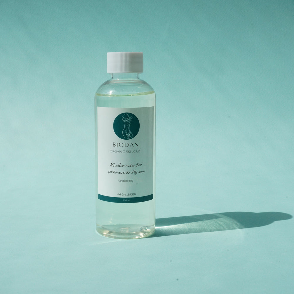 Herbal micellar water based on chamomile and calendula hydrolates to remove makeup