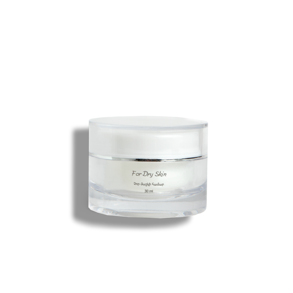 BioDan moisturizer for dry skin with shea butter and hyaluronic acid in signature jar