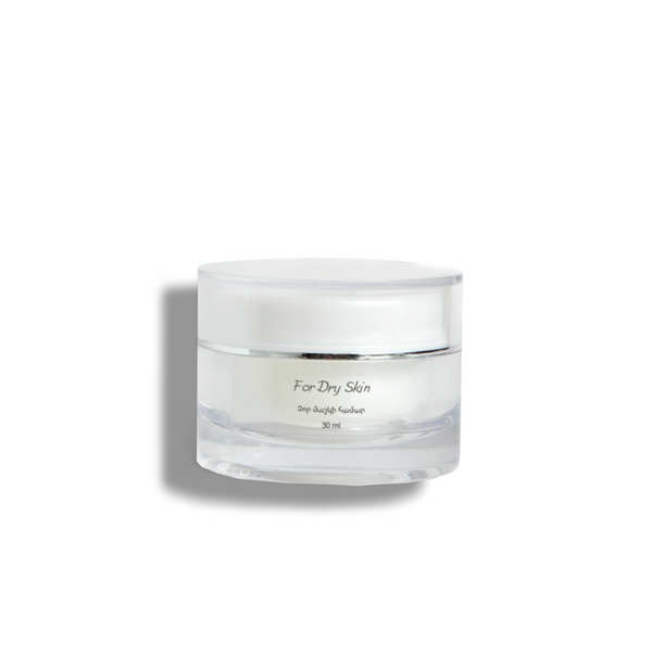 BioDan moisturizer for dry skin with shea butter and hyaluronic acid in signature jar